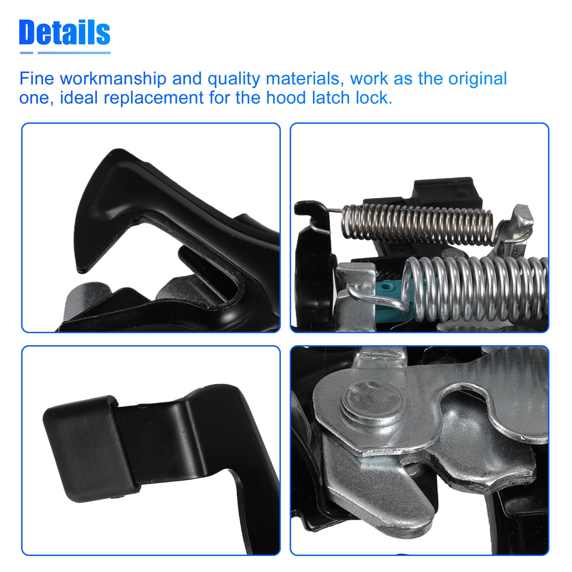 Amazon.com: X AUTOHAUX Car Engine Hood Latch Lock for Honda Accord